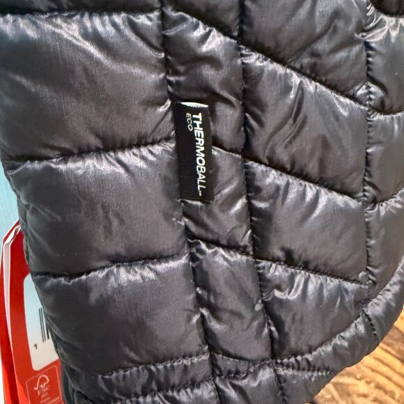 NEW North Face Thermoball ECO Black Puffer Trek Vest Mens Medium 3rd Party Logo - Picture 11 of 14